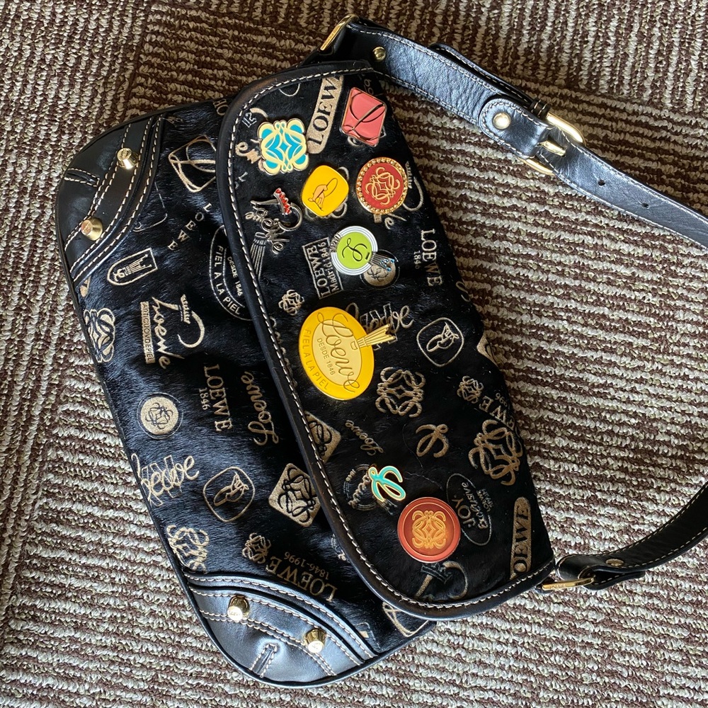 Vintage Loewe 160 aniversario shoulder bag